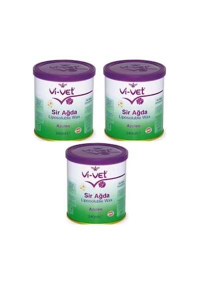 Vivet Konserve Sir Ağda Azulen 240 Gr 3'lü Set