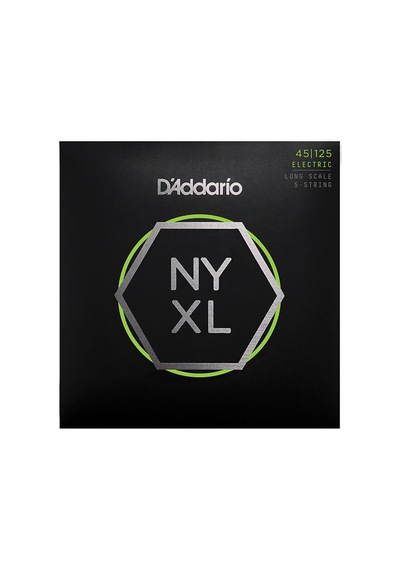 Daddarıo Nyxl45125 Bas Gitar Tel Seti, Nyxl Serisi, Long Scale, 5 Tel