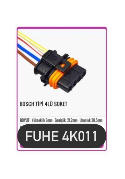 4k011 Bosch Tipi 4 Lü Soket
