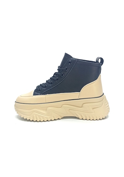 Gamelu 23kz Ginza Bilekli Kalın Taban Kadın Sneaker Siyah