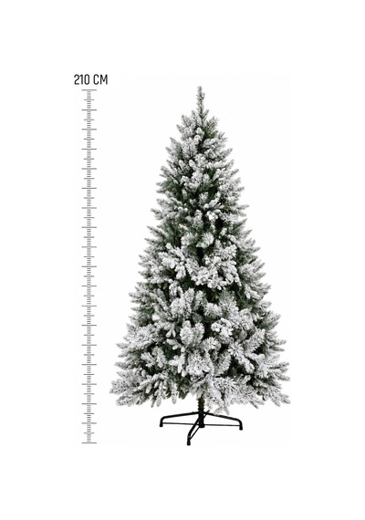 Waldern Premium Luxury Series 210 Cm Karlı Yılbaşı Ağacı