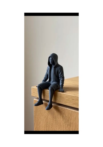 Oturan Miles Morales Figür 15 Cm