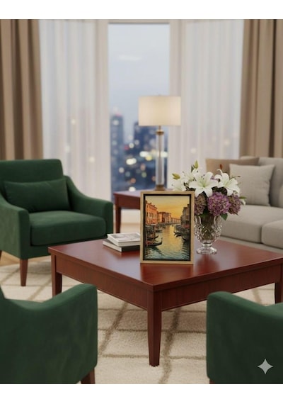 Efemark Premium Serisi 21 29 Cm Ahşap Çerçeve A4 Boyutunda