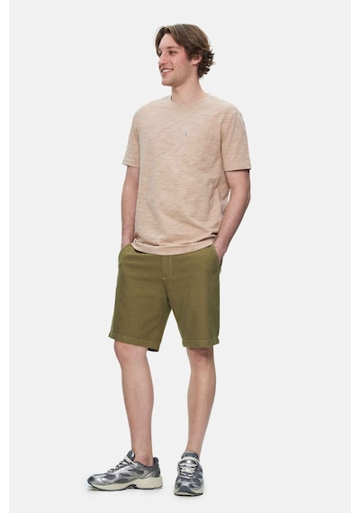 Ucla Caleb Açık Kahve Bisiklet Yaka Cepli Standard Fit Erkek Tshirt Açık Kahve Kahverengi