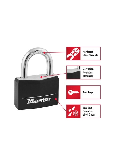 Master Lock Anahtarlı Kapalı Asma Kilitler, Dış Mekan Kilitleri,
