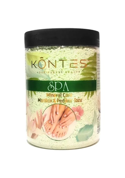 Kontes Spa Mineral Care Manikür Pedikür Tozu Yeşil 500 Gr
