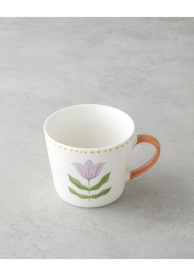 English Home Floral Breeze New Bone China Kupa 450 Ml Renkli Çok Renkli