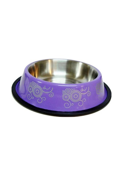 Eurodog Asrpp R Desenli Köpek Mama ve Su Kabı 16 Oz 15.5 CM