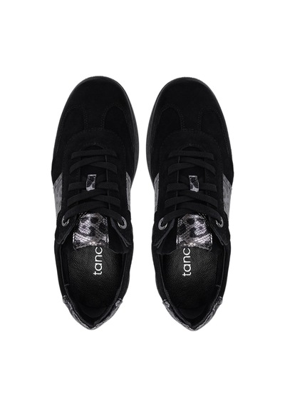 Tamer Tanca Kadın Hakiki Deri Siyah Sneakers & Spor Ayakkabı 849 210702 Bn Ayk Sk25-26 Syh Suet/antrst Yln Siyah