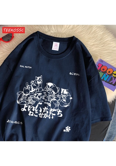 Noıssey Urban Pop Graphic Kadın Tişört Koleksiyonukod 5353 Lacivert