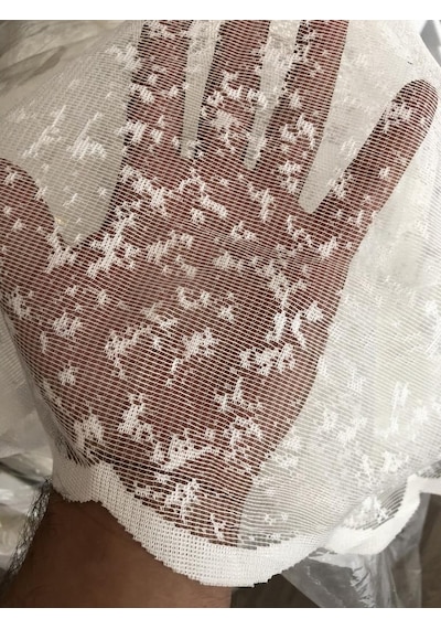 Tül Perde Örme Kumaş Bulut Desen 4176 Ekru Tül Perde Örme Kumaş Bulut Desen 4176 Ekru