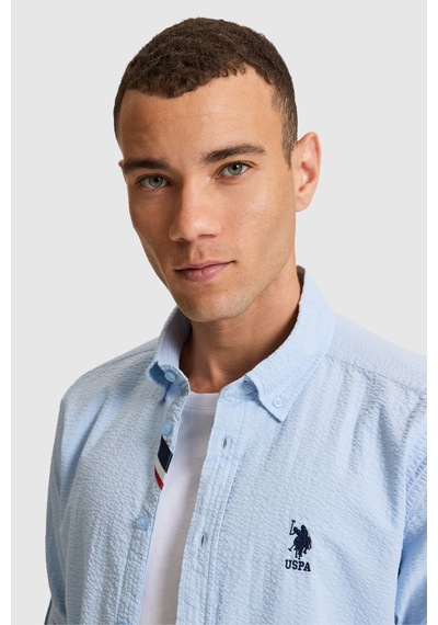 U.S. Polo Assn. U.s. Polo Assn. Erkek Açık Mavi Gömlek Basic 50324638-vr003 Acık Mavı U.S. Polo Assn. U.s. Polo Assn. Erkek Açık Mavi Gömlek Basic 50324638-vr003 Acık Mavı