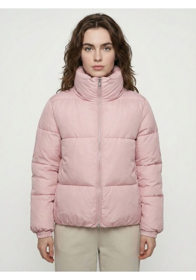 Regular Fit Kadın Mont Pembe