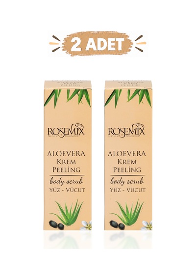 Rosemix - 639 - - Alovera Krem Peeling 120 Ml - 2 Adetlik - Shophnrl - Set Ürün