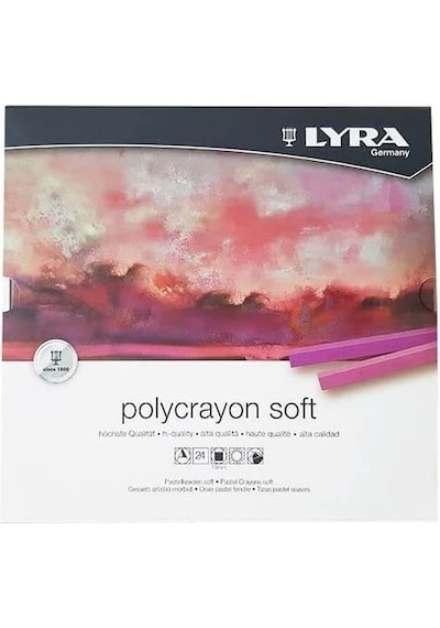 Lyra Polycrayon Soft 24'lü Toz Pastel Boya Ana Renkler / L5651140