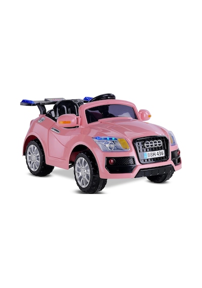 Babyhope 436 Kumandalı 12v Akülü Araba Pastel Pembe Çok Renkli