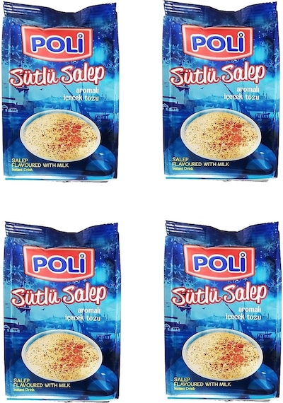 Poli Toz İçecek Sütlü Salep 250 Gr X 4 Adet 250 G