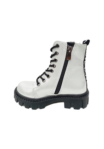 Fix Kids 9603-1 Parlak Deri Fashion Kız Çocuk Bot Gümüş