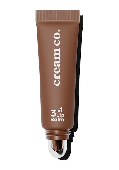 Cream Co. Nemlendirici Parlatıcı 3in1 Lip Balm, Dudak Bakım, Mocha Kahve, Hyaluronik Asit Seramid