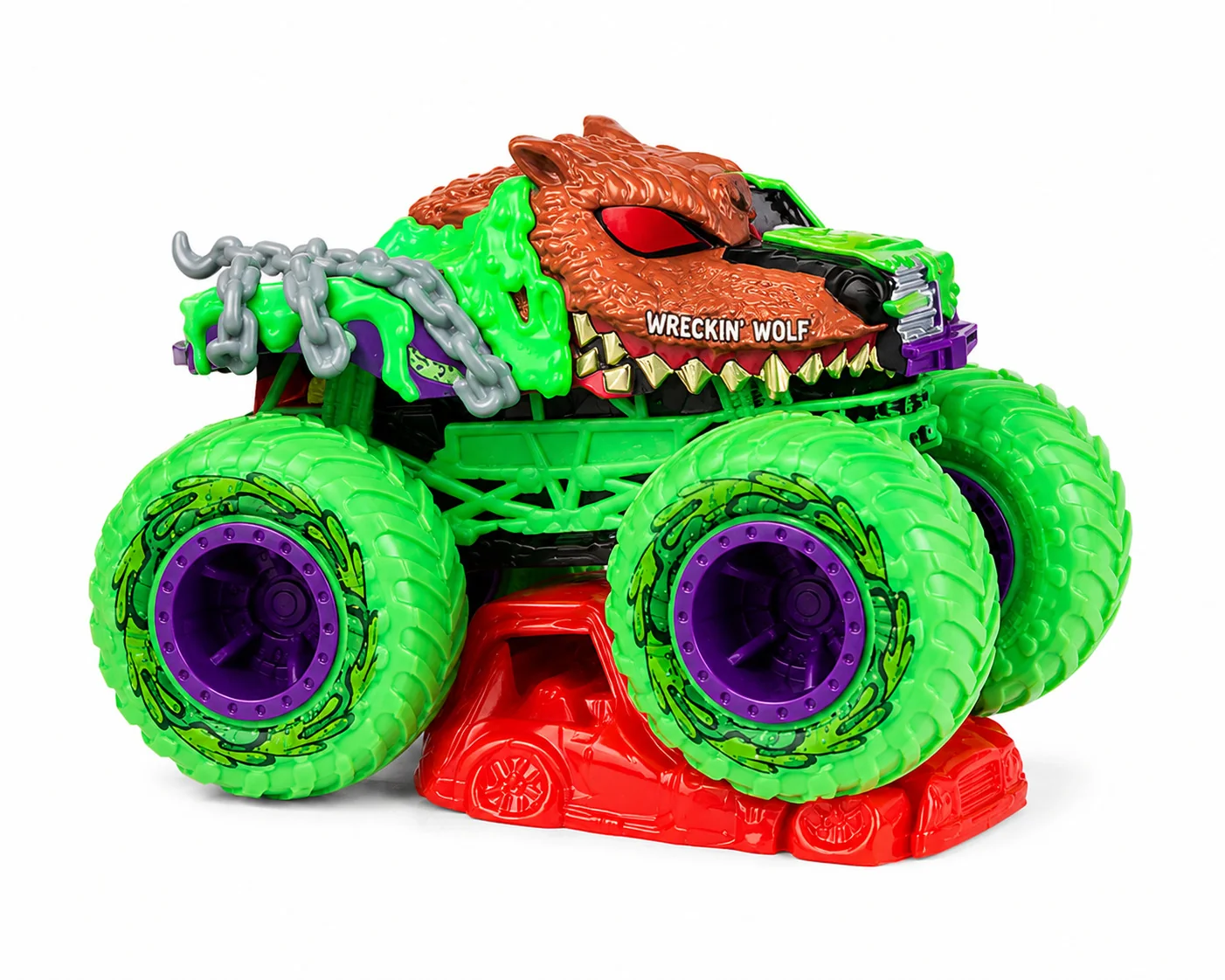 Hot Wheels 1:64 Scale Wreckin Wolf Ages 3+ Jhy26