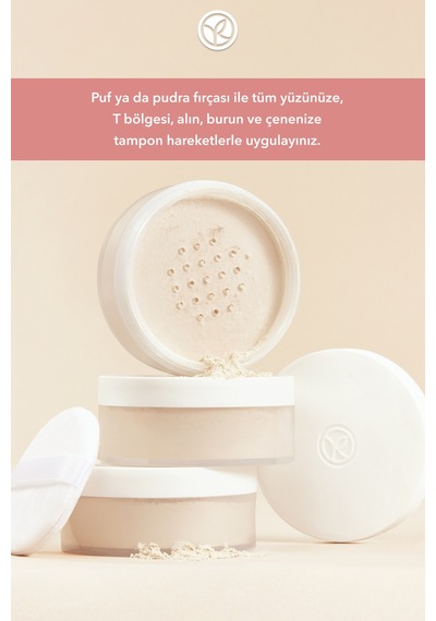 Yves Rocher Sabitleyici Toz Pudra-vegan-8.5g-70328 Pembe Bej