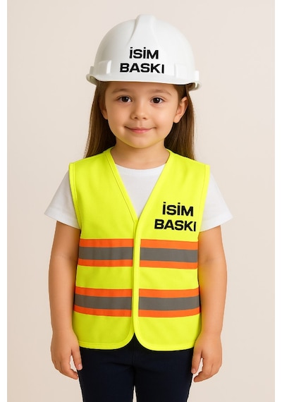Çocuk Reflektörlü Yelek Seti ( İsim Baskı Soru Kısmından Lütfen ) - Çocuk Reflektörlü Yelek Seti İsim Baskı Soru Kısmından Lütfen