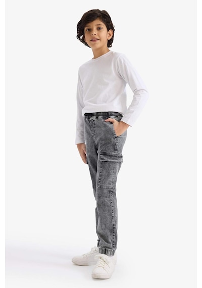 Defacto Erkek Çocuk Jogger Fit Jean Pantolon G6201a825cwnm55 Gri-nm55