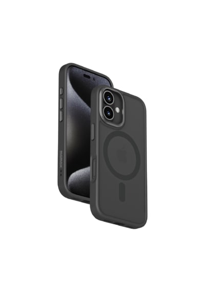 Momax Play CaseForm Apple Uyumlu iPhone 16 Magsafe Kılıf Siyah