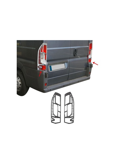 Fiat Ducato 2014 Sonrası Stop Çerçevesi Abs Krom 2 Parça