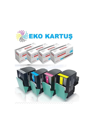 Lexmark Cx310/ Cx410 / Cx510 -80c8sm0 Kırmızı Uyumlu, Toner