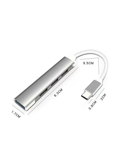 Type-c To Usb Çoğaltıcı Usb Hub Otg Usb Çoklayıcı Type C To 4 Usb