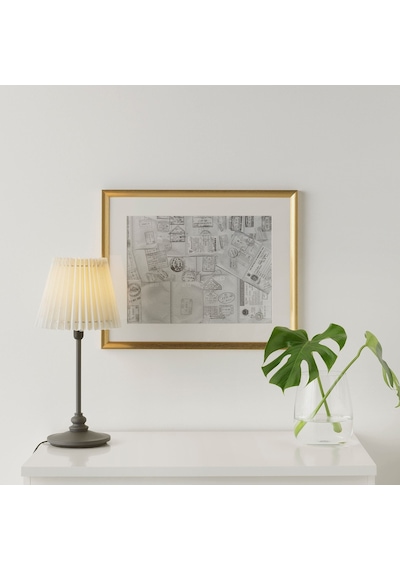 Ikea Sılverhojden Dekoratif Fotoğraf Çerçevesi 40 X 50 Cm Altın