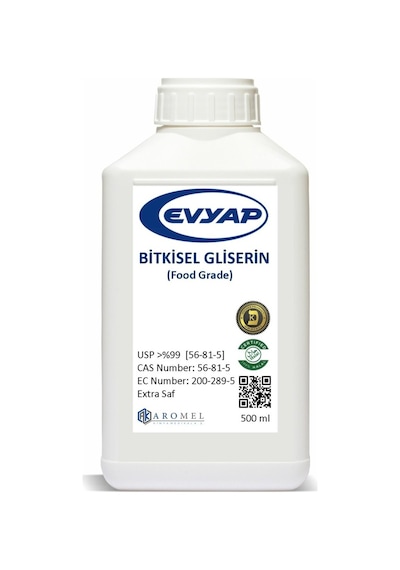 Evyap Bitkisel Gliserin L 500 Ml L Gıda Tipi Yenilebilir L Helal