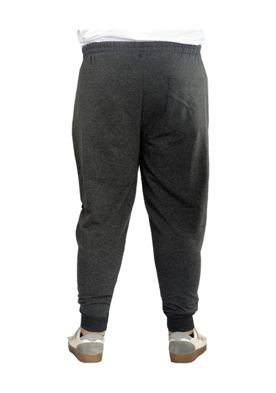 Mode Xl Büyük Beden Eşofman Altı Darpaça Zippered 22501 Antramelanj 001