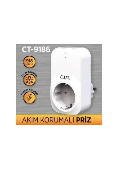 Ct 9186 Akım Korumalı Priz Ct 9186
