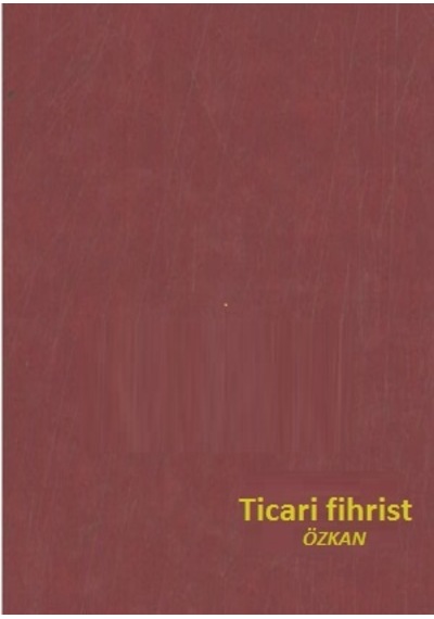 Ticari Fihrist 20X28 4'Lü Cilt Bezli Özkan Siyah