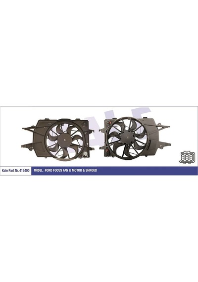 Kale Fan Motoru Davlumbazlı Tekli Ford Focus 1.6 Ztec 98-04 Klr-413400