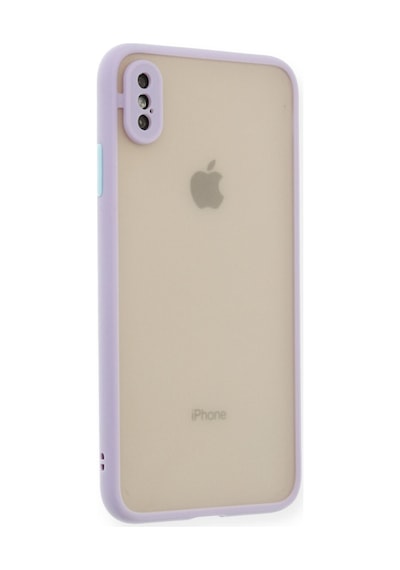 Apple iPhone  Uyumlu - Xs Max Kılıf Montreal Silikon Kapak - Mor