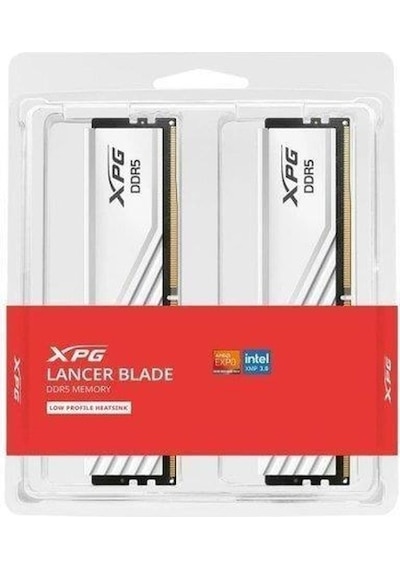 XPG Lancer Blade AX5U6000C3016G–DTLABWH32 GB (2x16) DDR5 6000 MHz CL30 Dual Kit Ram