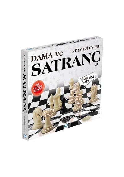 Dama Ve Satranç Strateji Oyun Seti - Mavi Su Dünyası