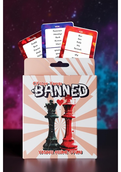 Banned Yasaklı Kelime Oyunu Çiftler Yarışı 45 Kart - 180 Kelime