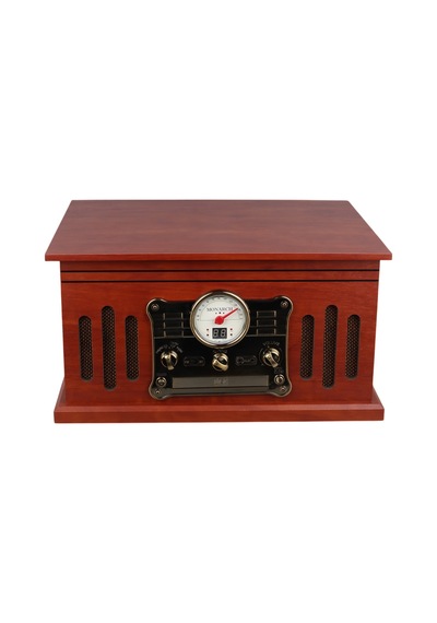 Magicvoice F39 Retro Vintage Çanta Pikap - Cd - Kaset - Radyo - Bluetooth - Aux - Usb Mp3 Çalar