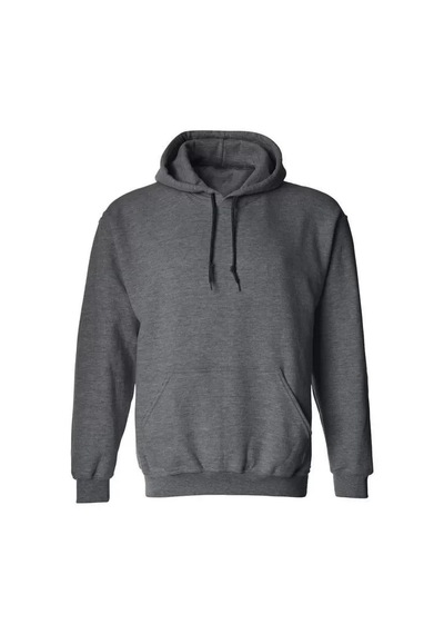 Suma Füme Kapşonlu Uzun Kol Basic Sweatshirt Hoodie Erkek