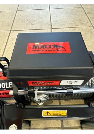 Mxo Vinç 13000 Lb 24v Çelik H. Kollu Tambur - 28 Mt Halatı