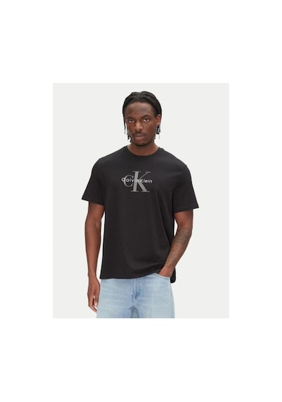 Calvin Klein Ss Hero Monologo Tee 20s-8554 Black