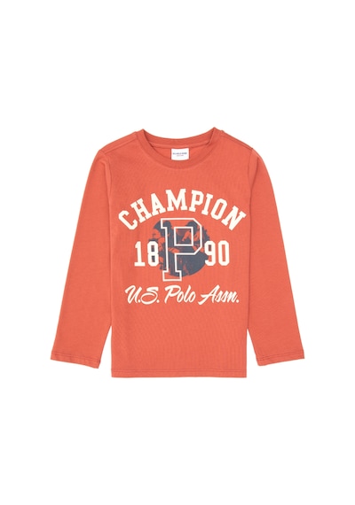 U.S. Polo Assn. Erkek Çocuk Gül Kurusu Bisiklet Yaka Süprem Sweatshirt 50316507-VR026