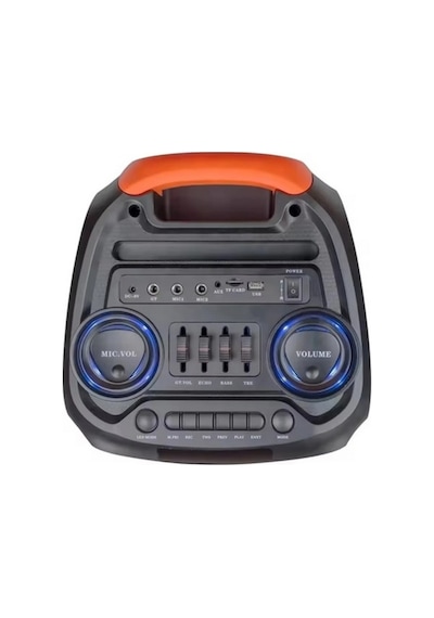 Dr-8830 Bluetooth Speaker Kablosuz Mikrofonlu Taşınabilir Tekerlekli Valiz Tipi Şarjlı Hoparlör Büyük Boy Party Speaker Fm Radyolu Hafıza Kartı Ve Usb Girişli Tws Özellikli Süper Bass Hoparlör