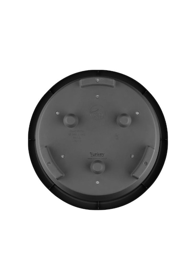 Omnipazar So-vhs4 Dekoratif Vaha Saksı İç Ve Dış Mekan 7.7 Litre No 4 Antrasit 116