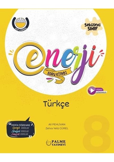 Palme Yayınları 8.sınıf Lgs Enerji Türkçe Soru Kıtabı