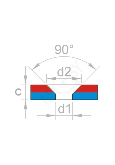 3 Adet D15M X 10/5,5Mm X 3Mm Havşa Delikli Güçlü Neodyum Miknatis